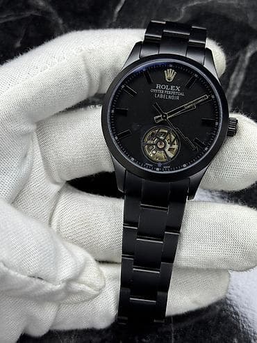 Сумки: Наручные часы, Rolex, цвет - Черный — 1