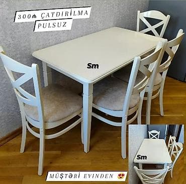 Kvadrat masa, Mətbəx üçün, 4 nəfər, Açılmayan lalafo.az -da Kvadrat masa, Mətbəx üçün, 4 nəfər, Açılmayan