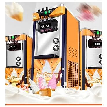 https:promo.bizon.az: Dondurma aparatı Goshen 3 rəngli Yumşaq Dondurma Maşını ✅️ Stolüstü — 1