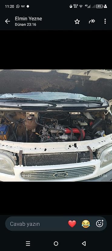 qoşqu kamaz: Ford Transit yük mikroavtobusu Xüsusiyyətlər: - Kuzov: qapalı furqon — 2