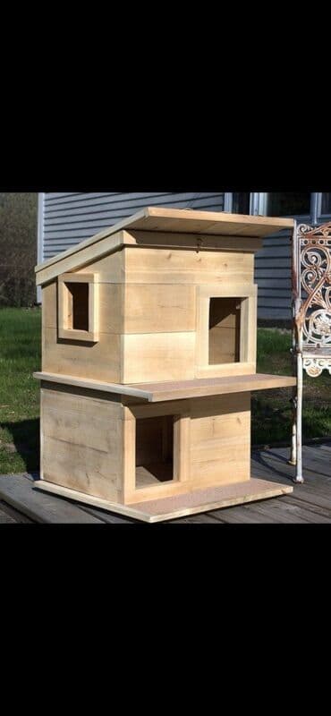 goyərcin yuvaları: Məhsul: Pişiklər üçün çoxfunksiyalı evlər və mebel - Daxili pişik — 3