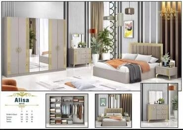 трюмо: İkinəfərlik çarpayı, Termo, Dolab, 2 tumba, Azərbaycan, Yeni — 6