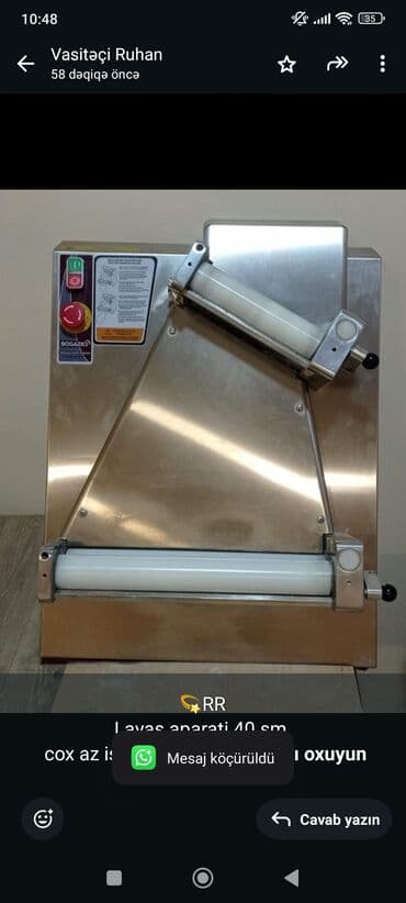 Профессиональные кофемашины: 💫RR Lavaş aparati 40 sm cox az istfade olunub Qiymet 1100 azn — 1
