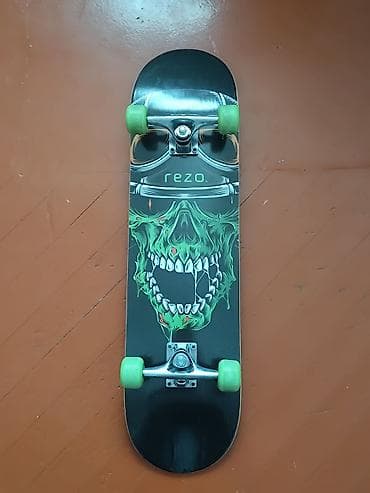 Skateboard – rezo dizaynlı tam komplekt - Taxta: klassik konkav — 2