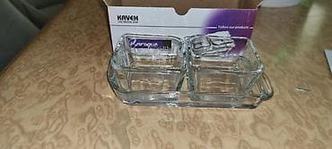 qizil gul dosabi: Zeytun qabı dəst TƏZƏDİR Kaveh Baroque 2+1 Puzzled Dish — 2