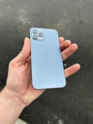 iphone 13 pro dubai qiymeti: IPhone 12 Pro, 128 GB, Pacific Blue, Simsiz şarj, Face ID — 2