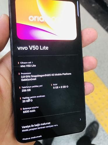 optimal electronics epilyator: Vivo X50 Lite, 256 GB, rəng - Qara, Barmaq izi, İki sim kartlı, Face ID — 7