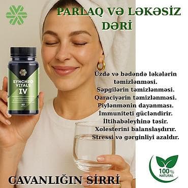 SYNCHRO VITALS IV – 100% natural tərkibli qida əlavəsi (60 kapsul)
