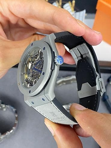 saatlar type 0: Yeni, Qol saatı, Hublot, rəng - Boz — 3