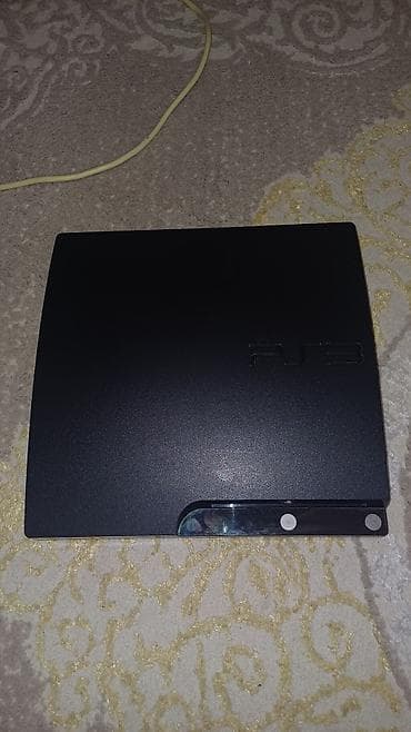 video aparatı: Sony PlayStation 3 (PS3) Slim oyun konsolu - Rəng: Qara, yuxarı — 2