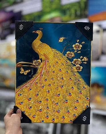 qiz şəkilləri: Məhsul: Dekorativ şüşə tablo kolleksiyası Divar tablosu Ölçü : 40x50 — 2