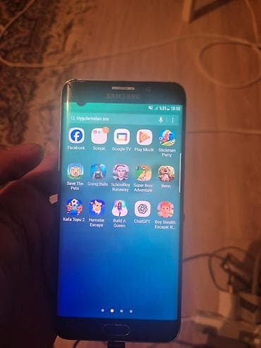 Аудиотехника: Samsung Galaxy Note 5, 32 ГБ, цвет - Черный, Отпечаток пальца — 4