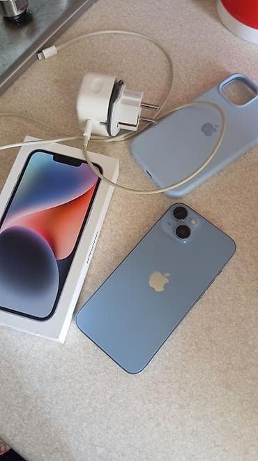 iphone 14 satis: IPhone 14, Mavi, Face ID — 5