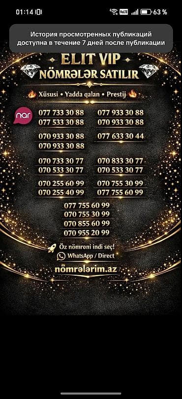 099 vip nomreler: Nömrə: ( 070 ) — 3