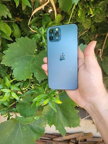 mac pro: IPhone 12 Pro, 128 GB, Pacific Blue, Face ID — 3