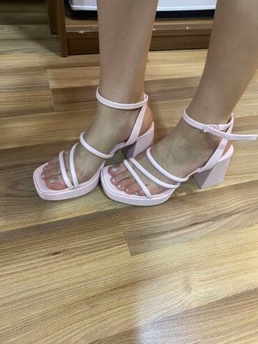 tekstil uşaq şəp şəpləri: Stradivarius, Ölçü: 38, rəng - Çəhrayı, İşlənmiş — 3