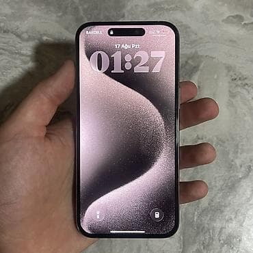 IPhone 15 Pro Max, 512 GB, Natural Titanium, Simsiz şarj