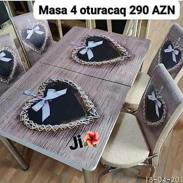 quxna usdolu: Mətbəx üçün, 4 stul — 2
