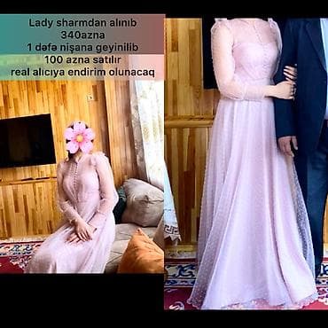 uzun toy donları: Lady Sharm mağazasından alınmış zərif ziyafət/nişan paltarı. - Rəng — 1