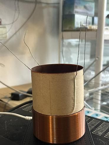 Məhsul: Dinamik üçün səs bobini (voice coil) Təsvir: - Mis məftildən