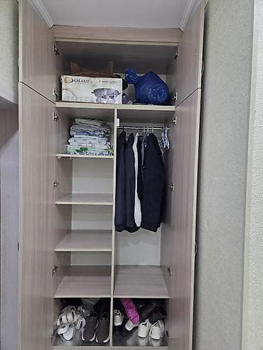 parca şkaflar: 4 qapılı, Digər rəng, Digər material, Açılan, Düz dolab — 6