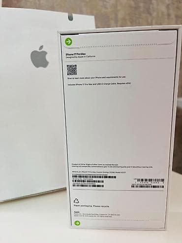 macbook pro 2011: IPhone 17 Pro Max, 512 GB, Narıncı, Barmaq izi, Simsiz şarj, Face ID — 2