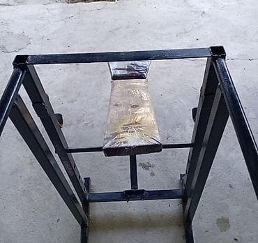 Çoxfunksiyalı güc skamyası və ştanq dayağı - Material: qalın profilli — 4