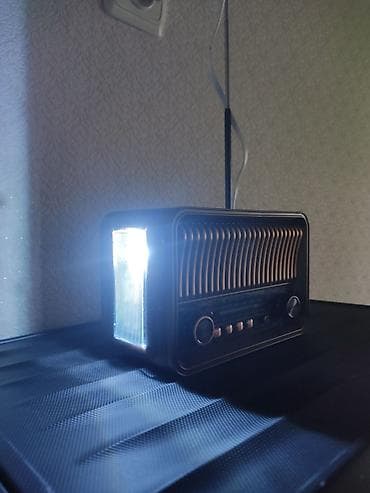 magic karaoke ys 68: Retro üslublu portativ radio və fənər Radio yenidir heç istifadə — 2