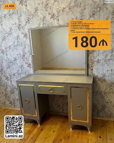 Termolar: Termo güzgülü makiyaj/komod masası - Model: Termo güzgülü - Ölçülər — 1