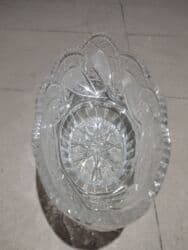 saxlama gabi: Xrustal meyvə qabı, təzədir, çox keyfiyyətli məhsuldur, keçmişin — 2