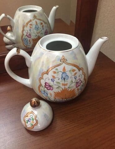 qədimi caynik: Yeni, rəng - Göy, Çaydan, 1,5 bucket volume l, Rusiya — 7