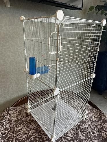 hamster kac lira: Quş qəfəsləri – 3 ədəd dəst 1) Yaşıl metal qəfəs - Material: toz — 7