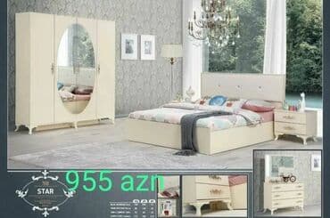 Matraslar: İkinəfərlik çarpayı, Dolab, Termo, 2 tumba, Azərbaycan, Yeni — 3