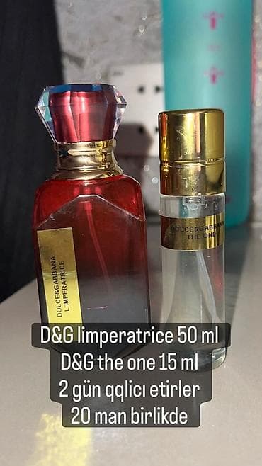 Şəxsi əşyalar: D&G ətirləri set: - Dolce & Gabbana L’Imperatrice – 50 ml - — 1