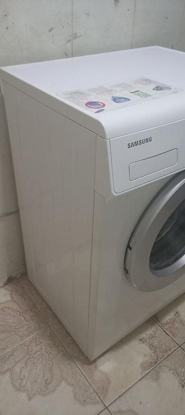 ТВ и видео: Стиральная машина Samsung, 5 кг, Б/у, Автомат, Есть сушка, Платная доставка — 5