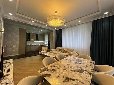 nerj stol: İcarəyə verilir 3 otaqlı yeni tikili 125 m², Ağ şəhər q. Kateqoriya — 1