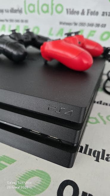 playstation kirayesi: Sony PlayStation 4 Pro 1TB Daxili yaddaş ı+ 5 oyun yazılıb. gəlmədir — 4