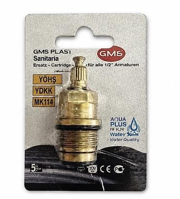 santexnika ütüsü: GMS Plastik Sanitaria kran mexanizmi (Ersatz Cartridge) – 1/2" — 1