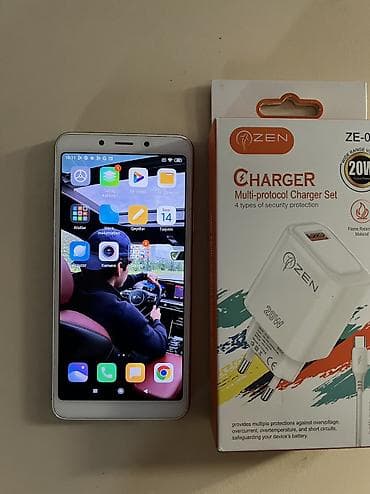 tv box xiomi: Redmi 6A, 32 GB, rəng - Qızılı, Sensor — 3