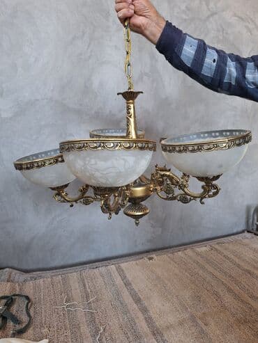 Tavalar: Çılçıraq, 5 lampa, Metal — 3