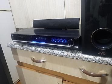 radiolar: JVC 5'1 audio sistem Aux USB fm radio dvd,cd,mp3 karaoke blutuz pult — 5