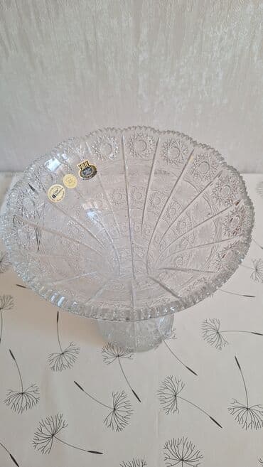 Opel: Kəpək naxışlı kəsmə şüşə dəst Tom xrustal - Material: qalın kəsmə — 7