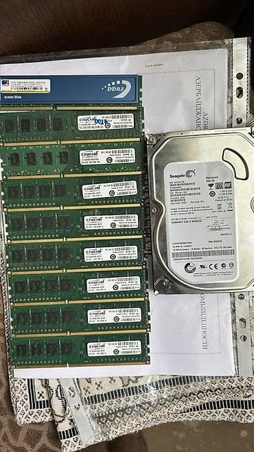 Operativ yaddaş (RAM) Crucial, > 32 GB, 1600 Mhz, DDR3, PC üçün