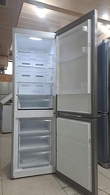 İki qapılı soyuducu (aşağıda dondurucu) - Rəng: paslanmayan polad lalafo.az -da İki qapılı soyuducu (aşağıda dondurucu) - Rəng: paslanmayan polad