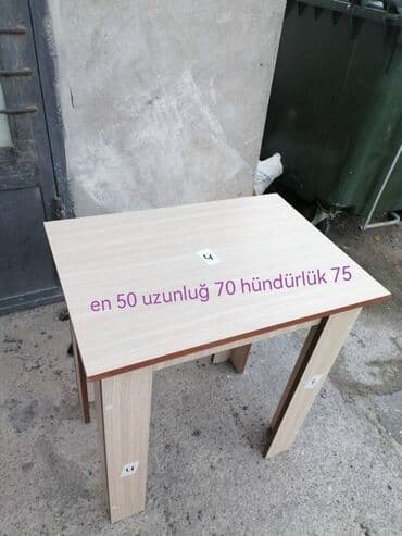 metbex ucun masa: Кухонный стол, Новый, Нераскладной, Ламинат, Прямоугольный стол — 20