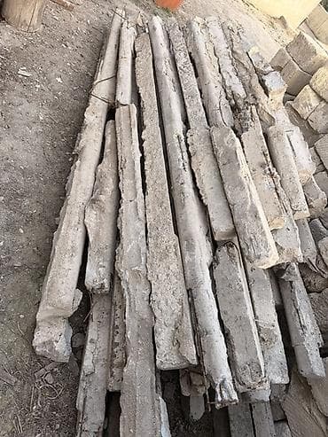 Beton parçaları və armaturlu beton şpil/şpal dəstləri - Material