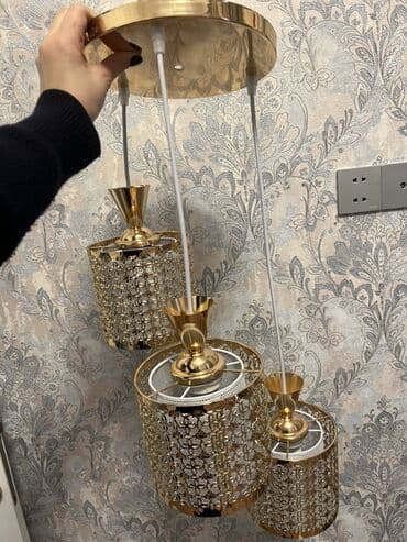 Çılçıraq, 3 lampa, Metal