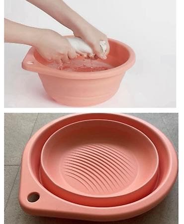 Çoxməqsədli plastik leğən dəsti - Rəng: şaftalı/çəhrayı - Material lalafo.az -da Çoxməqsədli plastik leğən dəsti - Rəng: şaftalı/çəhrayı - Material