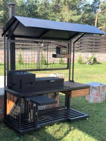 Peçlər və kaminlər: Bağ evlərində və həyətlərdə xüsusi dizaynla yığılmış manqallar — 6