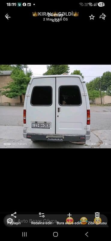 maşin nasosu: GAZelle (GAZ) mikroavtobus – ağ rəng, yüksək damlı, iki tərəfdən — 3